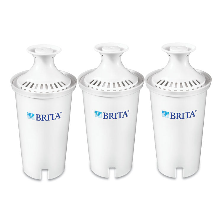 Brita® Water Filter Pitcher Advanced Replacement Filters, 3/Pack, 8 Packs/Carton (CLO35503CT) Case of 24