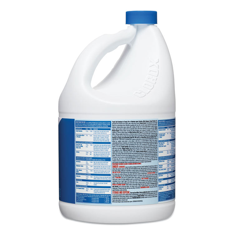 Clorox® Concentrated Germicidal Bleach, Regular, 121 oz Bottle, 3/Carton (CLO30966CT)