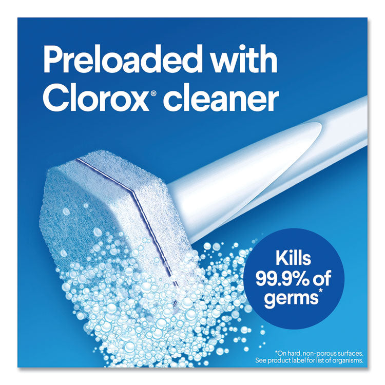 Clorox® ToiletWand Disposable Toilet Cleaning System: Handle, Caddy and Refills, White (CLO03191)