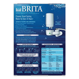 Brita® On Tap Faucet Water Filter System, White (CLO42201) Each