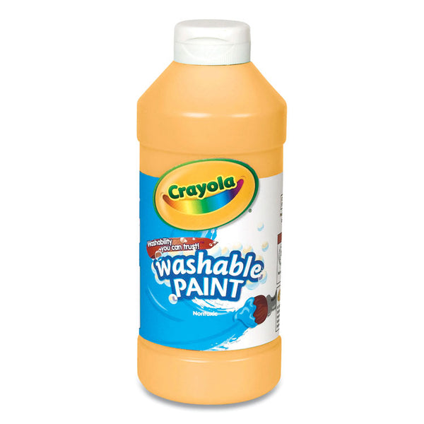 Crayola® Washable Paint, Peach, 16 oz Bottle (CYO542016033) Each