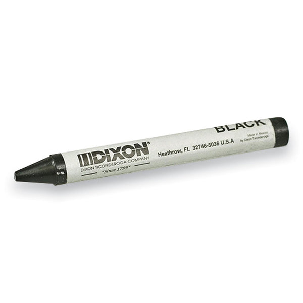 Dixon® Classic Professional Crayons, Black, Dozen (DIX05005)