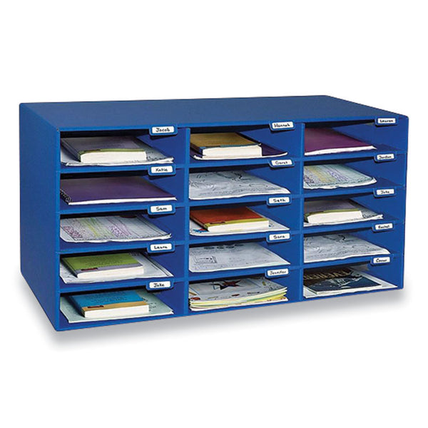 Pacon® Classroom Keepers Corrugated Mailbox, 31.5 x 12.88 x 16.38, Blue (PAC001308)