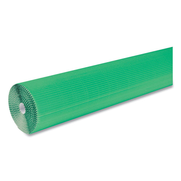 Pacon® Corobuff Corrugated Paper Roll, 48" x 25 ft, Emerald Green (PAC0011141) 1 Roll