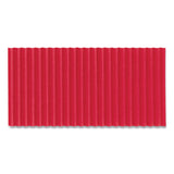 Pacon® Corobuff Corrugated Paper Roll, 48" x 25 ft, Flame Red (PAC0011031)