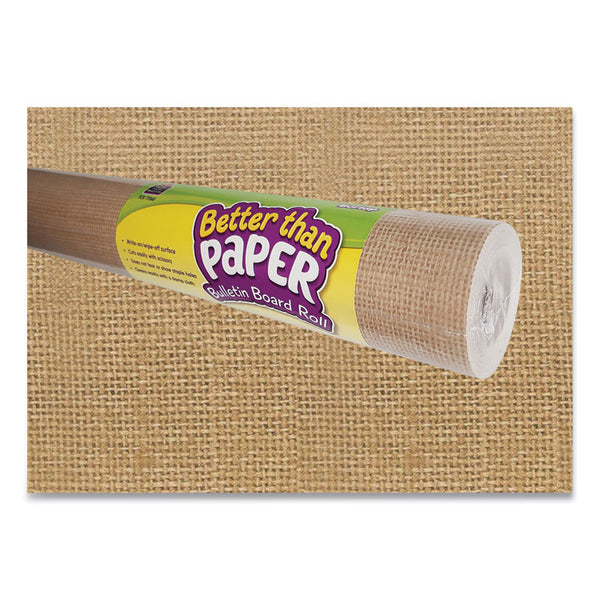 Teacher Created Resources Better Than Paper Bulletin Board Roll, 4 ft x 12 ft, Burlap (TCR77365) 1 Roll