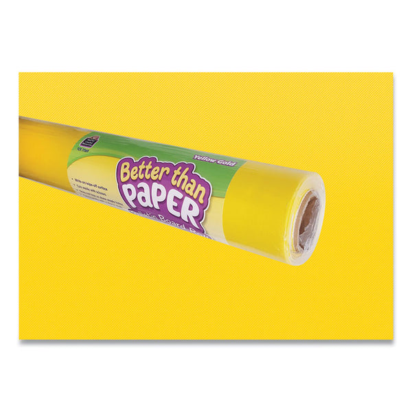 Teacher Created Resources Better Than Paper Bulletin Board Roll, 4 ft x 12 ft, Yellow Gold (TCR77369) 1 Roll