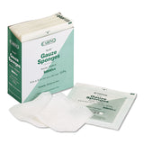 Medline Caring Woven Gauze Sponges, Sterile, 12-Ply, 4 x 4, 1,200/Carton (MIIPRM4412)