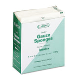 Medline Caring Woven Gauze Sponges, Sterile, 12-Ply, 4 x 4, 1,200/Carton (MIIPRM4412)