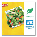 Glad® Sandwich Zipper Bags, 6.63" x 8", Clear, 600/Carton (CLO57263) 12 Boxes of 50