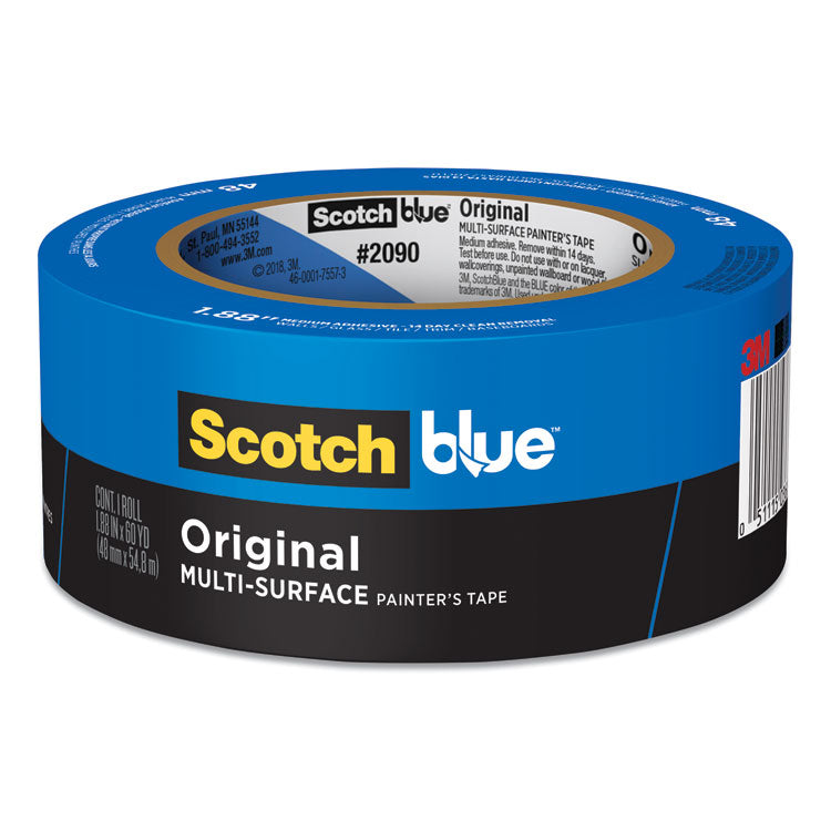 ScotchBlue™ Original Multi-Surface Painter's Tape, 3" Core, 2" x 60 yds, Blue (MMM209048NC) 1 Roll