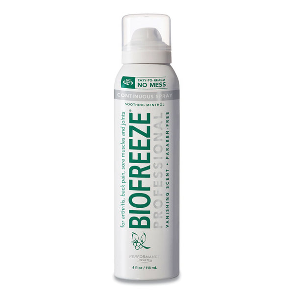 BIOFREEZE® Professional Colorless Topical Analgesic Pain Reliever Spray, 4 oz Spray Bottle (BIF13422)