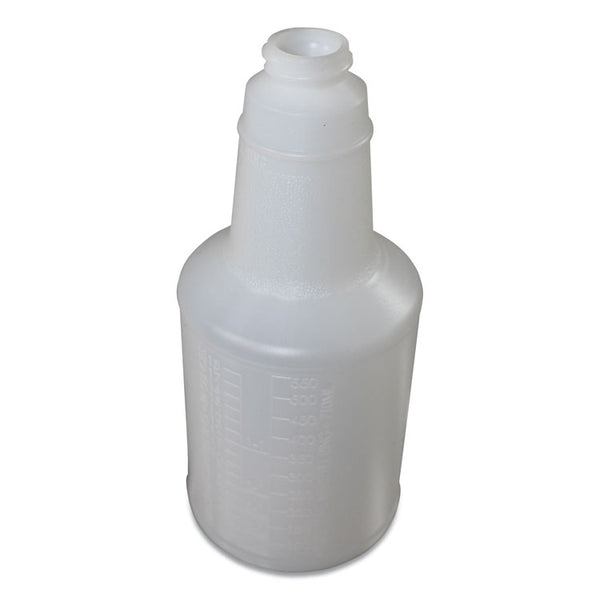 Impact® Plastic Bottles with Graduations, 24 oz, Clear, 24/Carton (IMP5024WG2491)