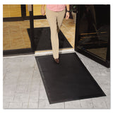 Guardian Clean Step Outdoor Rubber Scraper Mat, Polypropylene, 36 x 60, Black (MLL14030500)
