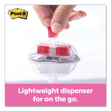 Post-it® Flags Page Flags in Desk Grip Dispenser, 1 x 1.75, Red, 200/Dispenser (MMM680HVRD) Pack of 200