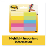 Post-it® Page Flag Markers, Assorted Bright Colors, 50 Sheets/Pad, 10 Pads/Pack (MMM67010AB) Pack of 500
