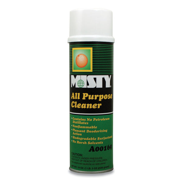 Misty® Green All-Purpose Cleaner, Citrus Scent, 19 oz Aerosol Spray, 12/Carton (AMR1001583)