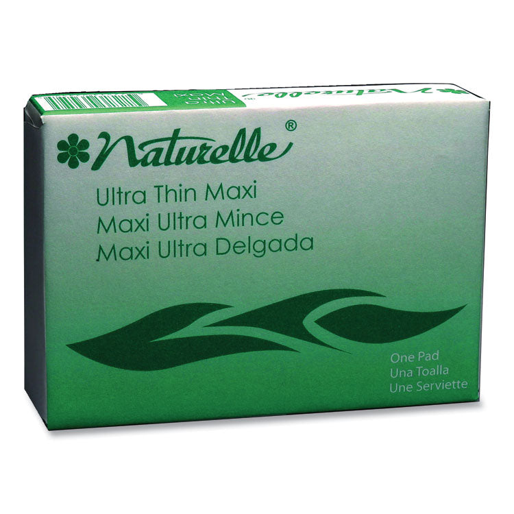 Impact® Naturelle Maxi Pads, #4 Ultra Thin with Wings, 200 Individually Wrapped/Carton (IMP25169798) Case of 200