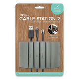 UT Wire® Cable Station 2, 4.75" x 2.75" Gray (RBOUTWCS04GY)
