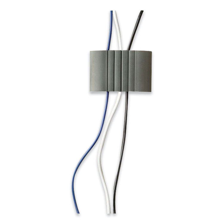 UT Wire® Cable Station 2, 4.75" x 2.75" Gray (RBOUTWCS04GY) Each