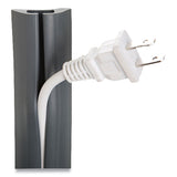 UT Wire® Compact Cord Protector and Concealer, 1.6" x 5 ft, Gray (RBOUTWCPM5GY) Each