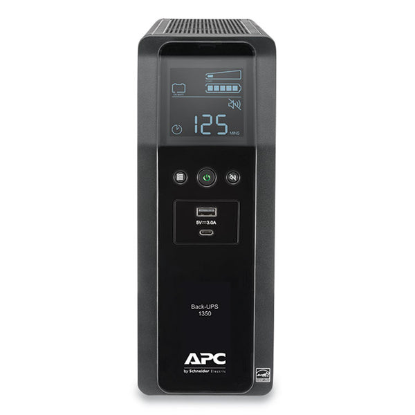 APC® BN1350M2 Back-UPS PRO BN Series Battery Backup System, 10 Outlets, 1,350 VA, 1,080 J (SEUBN1350M2) Each