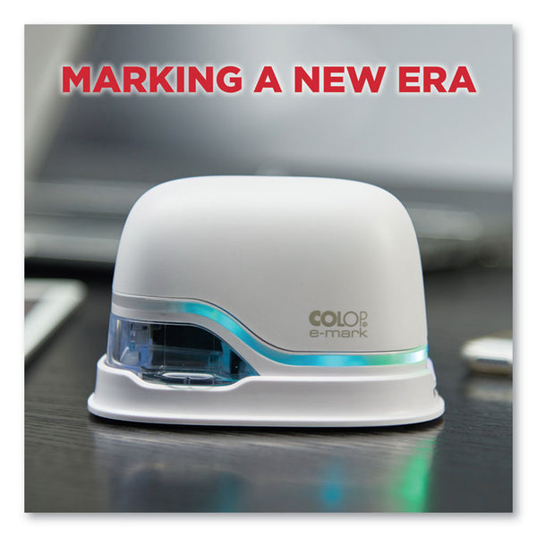 Colop® e-mark Digital Marking Device, Customizable Size and Message with Images, White (COS039201) Each