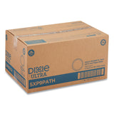 Dixie® Pathways Soak Proof Shield Heavyweight Paper Plates, WiseSize, 8.5" dia, Green/Burgundy, 500/Carton (DXESXP9PATH)
