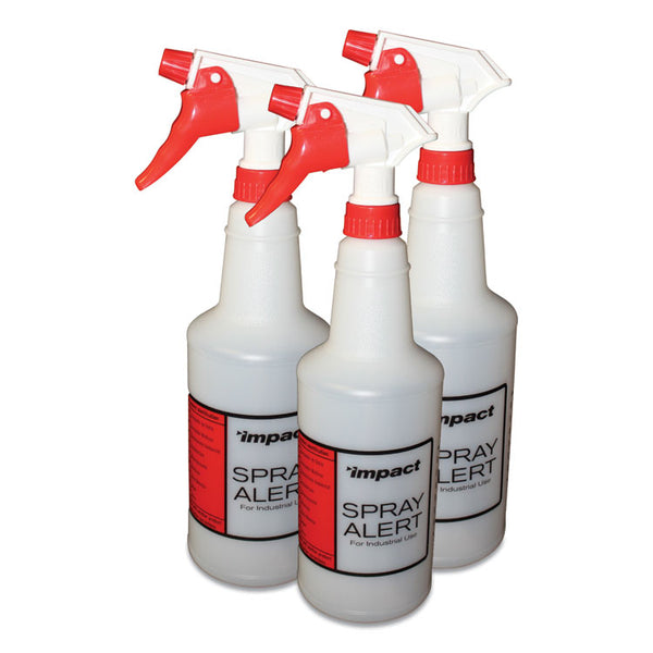 Impact® Spray Alert System, 32 oz, Natural with White/White Sprayer, 24/Carton (IMP5032SS)