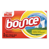 Bounce® Fabric Softener Sheets, Outdoor Fresh, 2/Box, 156 Boxes/Carton (PGC02664) Each