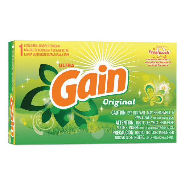 Gain® Powder Laundry Detergent, Original Scent, 1.8 oz Box, 156 Boxes/Carton (PGC49338) Case of 156