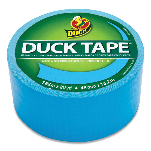 Duck® Colored Duct Tape, 3" Core, 1.88" x 20 yds, Electric Blue (DUC1311000) 1 Roll