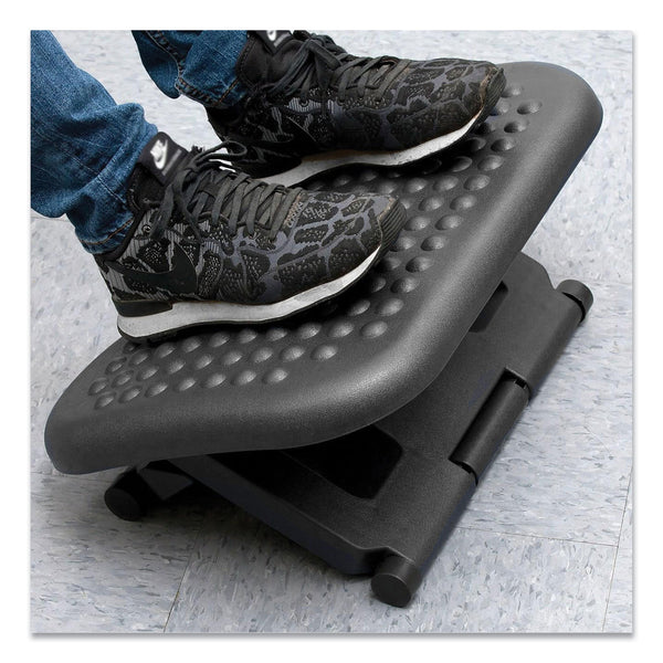 Mind Reader Comfy Footrest, 18w x 13.4d x 4.3h, Black (EMSFTRESTBLK) Each