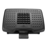 Mind Reader Adjustable Height Footrest with Rollers for Massage, 18w x 14d x 4.25h, Black (EMSFTROLLBLK) Each