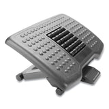 Mind Reader Adjustable Height Footrest with Rollers for Massage, 18w x 14d x 4.25h, Black (EMSFTROLLBLK) Each