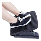 Mind Reader Adjustable Height Ergonomic Footrest, 17.62w x 14d x 3.75h, Black (EMSFTLINEBLK) Each