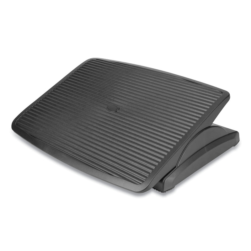 Mind Reader Adjustable Height Ergonomic Footrest, 17.62w x 14d x 3.75h, Black (EMSFTLINEBLK) Each