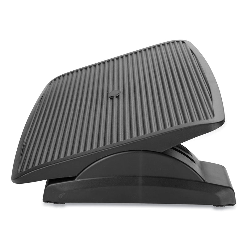 Mind Reader Adjustable Height Ergonomic Footrest, 17.62w x 14d x 3.75h, Black (EMSFTLINEBLK) Each