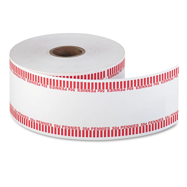 Pap-R Products Automatic Coin Rolls, Pennies, $.50, 1900 Wrappers/Roll (CTX50001)