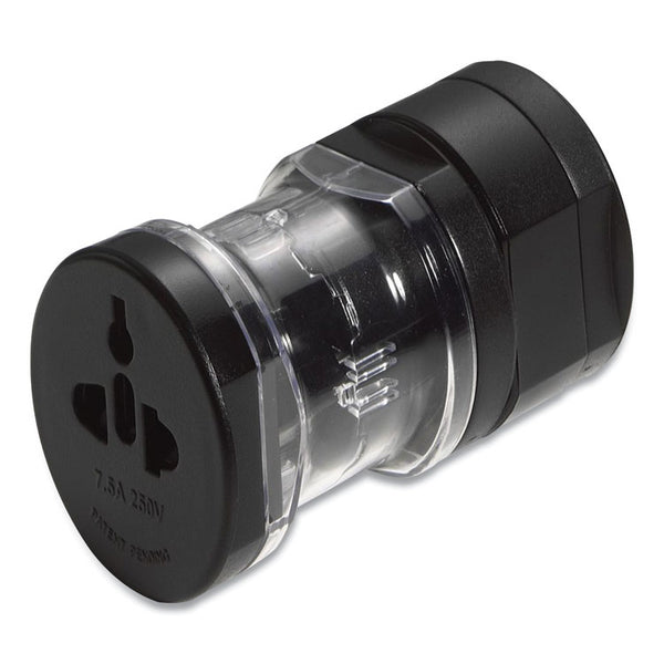 Targus® World Traveler AC Power Adapter, 110 V to 250 V, Black (TRGAPK01US1)
