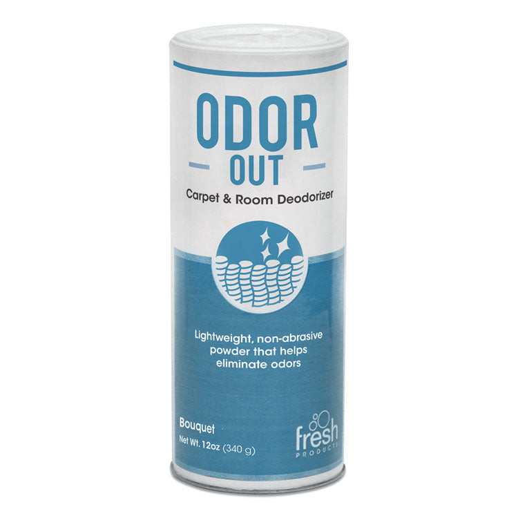 Fresh Products Odor-Out Rug/Room Deodorant, Bouquet, 12 oz, Shaker Can, 12/Box (FRS121400BO) Case of 12