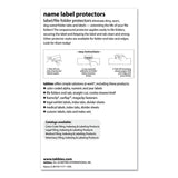 Tabbies® Self-Adhesive Label/File Folder Protector, Top Tab, 3.5 x 2, Clear, 500/Box (TAB58385) Box of 100