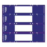 Tabbies® File Pocket Handles, 9.63 x 2, Dark Blue/White, 4/Sheet, 12 Sheets/Pack (TAB68807) Pack of 48