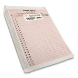 Tabbies® Patient Sign-In Label Forms, Two-Part Carbon, 8.5 x 11.63, Salmon Sheets, 125 Forms Total (TAB14530) Pack of 125