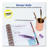 Avery® HI-LITER Desk-Style Highlighters, Fluorescent Purple Ink, Chisel Tip, Purple/Black Barrel, Dozen (AVE24060)