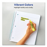 Avery® HI-LITER Desk-Style Highlighters, Fluorescent Pink Ink, Chisel Tip, Pink/Black Barrel, Dozen (AVE24010) Box of 12