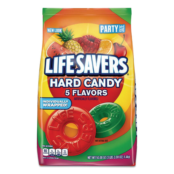 LifeSavers® Hard Candy, Original Five Flavors, 50 oz Bag (LFS28098)