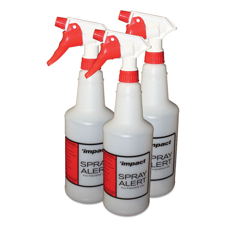 Impact® Spray Alert System, 24 oz, Natural with Red/White Sprayer, 3/Pack, 32 Packs/Carton (IMP5024SS)