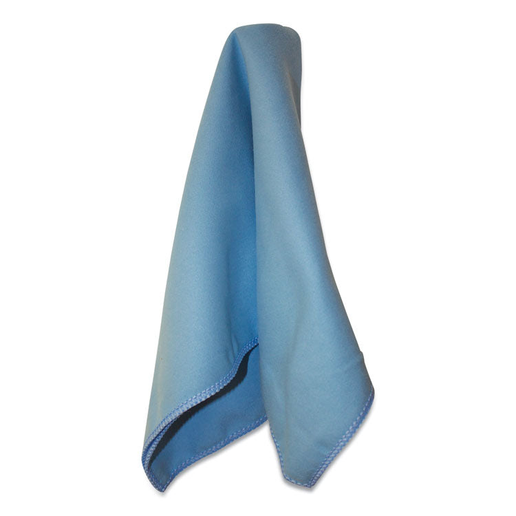 Impact® Lightweight Microfiber Cloths, 16 x 16, Blue, 12/Pack, 18 Packs/Carton (IMPLFK100) Case of 216