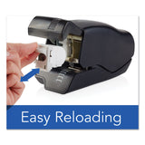 Swingline® Desktop Cartridge Electric Stapler with LED Guide, 25-Sheet Capacity, Black (SWI50202) Each